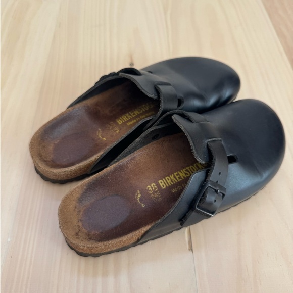 Birkenstock Boston Leather Black - Picture 2 of 2